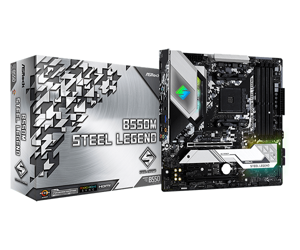ASrock B550M Steel Legend Matx Motherboard
