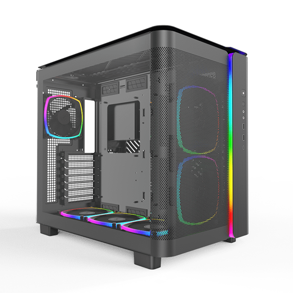 Montech King 95 Pro ATX Case - Black/ White