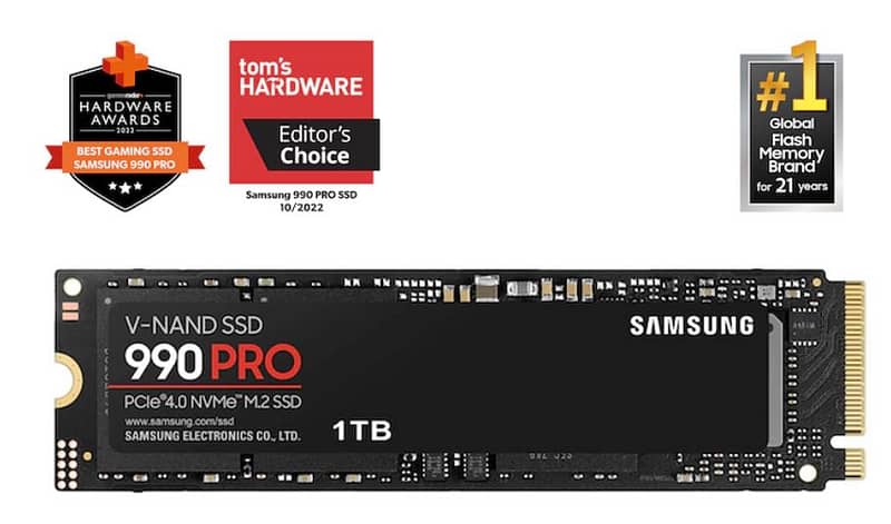 Samsung SSD M.2 990Pro 1TB/2TB/4TB (2280)