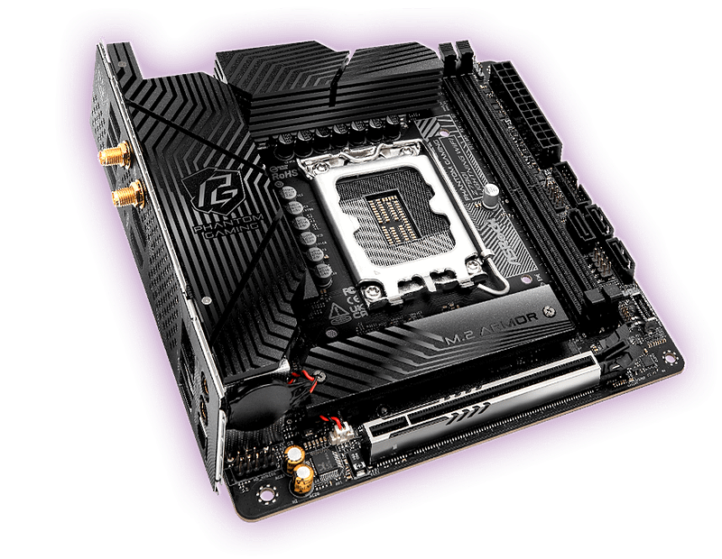 ASrock Phantom Gaming Z790I Lighting WiFi Motherboard